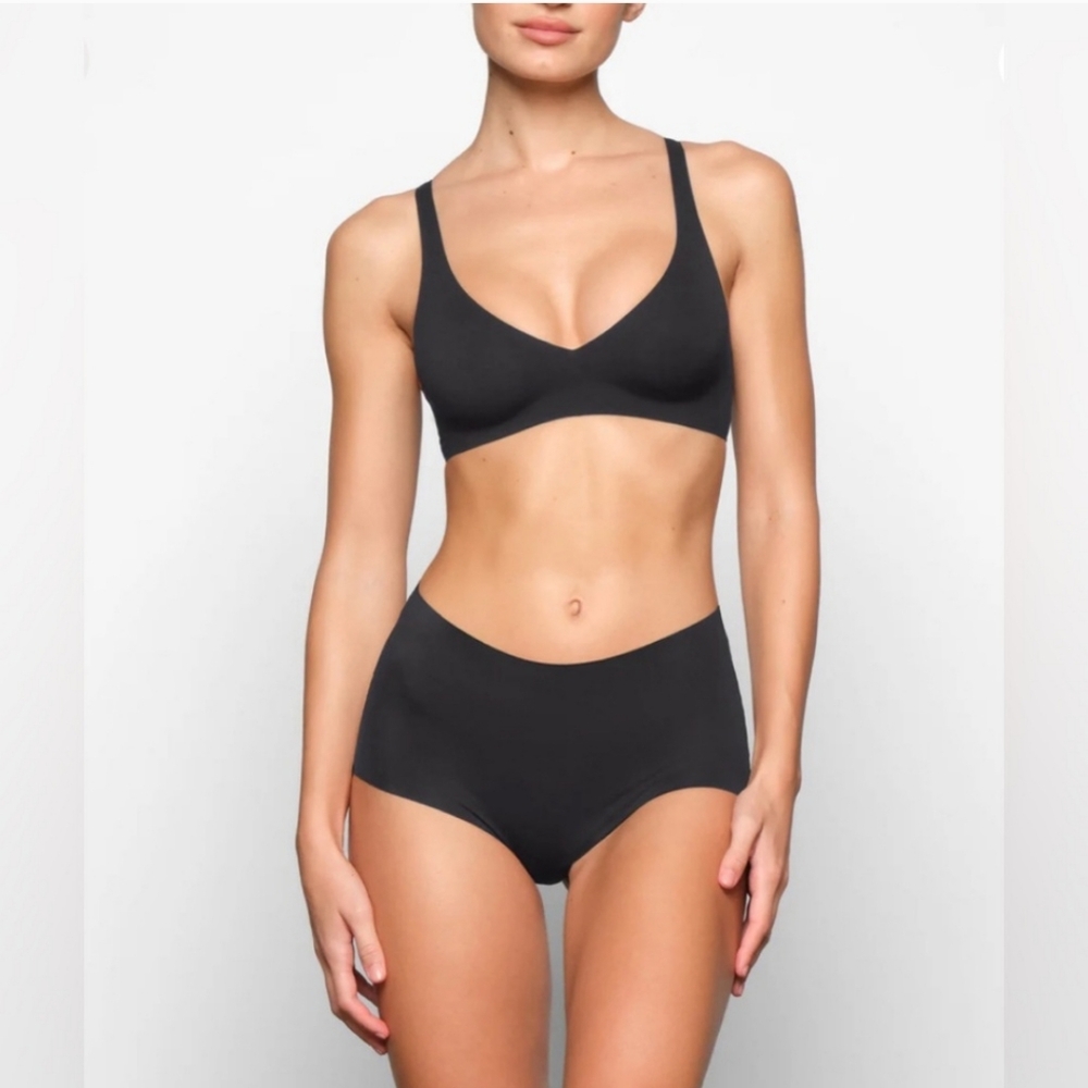 NWT Skims Naked Boy Short Onyx Black 4X - PN-BYS-1212 Panty